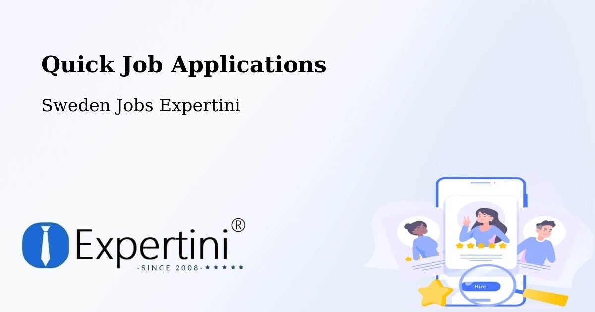Quick Apply Feature – Öckerö - Sweden Jobs Expertini